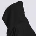 thumbnail image 5 of HOOMEUMY Men Fleece Night Robe Casual Hooded Pocket Zipper Long Sleeves Bathrobe Night Robe for Comfortable and Warmth, 5 of 7