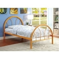 thumbnail image 1 of Rosebery Kids Contemporary Metal Twin Platform Bed in Orange, 1 of 4