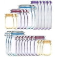 thumbnail image 1 of Luniquz Reusable Freezer Bags, Grocery Bags, Reusable Grocery Bags(25 Pcs), 1 of 5