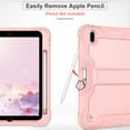 thumbnail image 6 of SaniMore for iPad 10th Generation 10.9" 2022 Case, 3 Layers Multi-Functional Case with Pencil Holder & Kickstand Heavy Duty Full Body Protective Case for Women Men, Rosegold, 6 of 8
