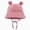 Hot Pink, variant on Boy And Girl Sun Hat Baby Bear Ears Fisherman's Hat Sun Hat Beach Cap For 3 To 12 Hat,3-12 Months,Beige Hat