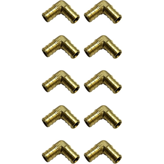3/4" Pex Brass 90 Elbow- Crimp-Lead Law Compliant