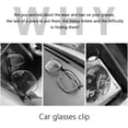 thumbnail image 3 of Soporte magnético para gafas de sol para visera de coche, soporte para gafas de sol de piel sintética para coche, organiza gafas, billetes, tarjetas y mantiene el coche ordenado, accesorios unive, 3 of 4