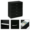 thumbnail image 7 of Ktaxon 4 Drawer Dresser Wide Chest of 4 Drawers Storage Cabinet, White Dresser for Bedroom, Living Room, Hallway, 7 of 7
