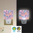 thumbnail image 5 of Dolphins Moon Stars Palm Trees LED Night Light with Smart Sensor Plug Into Wall Dusk to Dawn 2 packs, 5 of 7