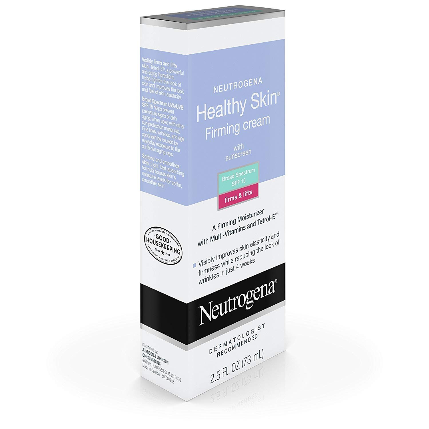 Neutrogena Healthy Skin Firming Cream with SPF 15 Sunscreen & Tetrol-E, Hypoallergenic & Non-Comedogenic Anti-Wrinkle Face Cream to Visibly Firm, Tighten & Lift Skin, 2.5 fl. oz - image 3 of 10