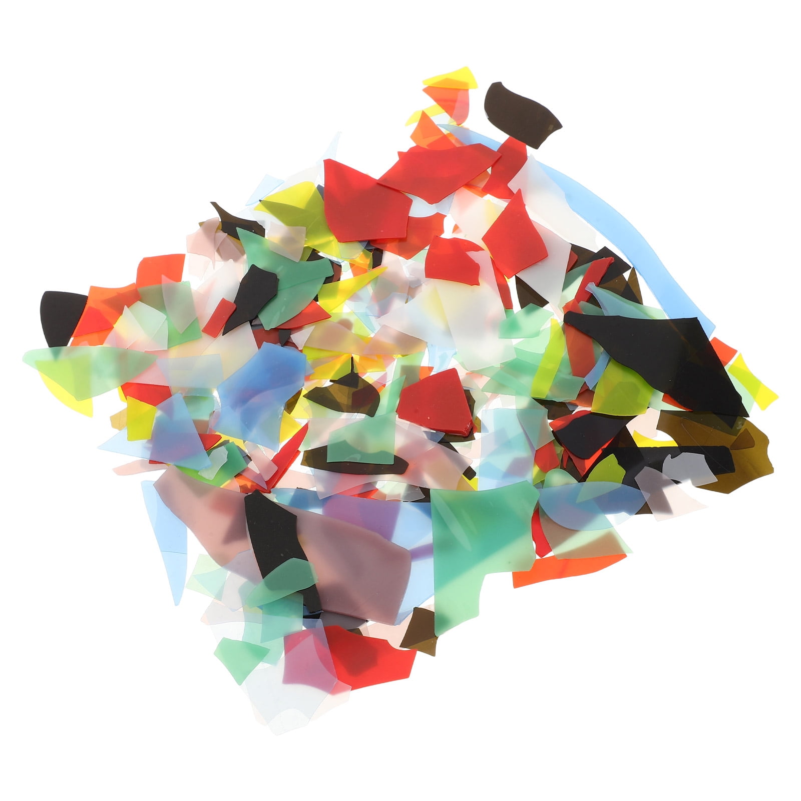 UPOUART Assorted Color Crushed Glass Frits for Microwave Kiln Glass Fusing Projects