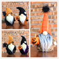 thumbnail image 2 of 5 5 Gnomo de Halloween, calabaza, bruja, escoba, elfo, muñecas enanas, adornos artesanales para fiesta en casa, decoración de escritorio, regalo para niños, 2 of 5
