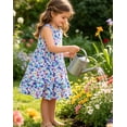 thumbnail image 6 of Aideaone Toddler Girls Dresses Sleeveless Tiered Sundress Kids Cute Print Twirly Swing Summer Dress Casual Sun Dress for Little Girls 4-7T, 6 of 7