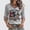 Light Blue, variant on Women's 9/11 25th Anniversary Shirt, Never Forget Memorial Graphic V Neck 3/4 Sleeve Top, Patriotic Twin Towers 2001-2026 T-Shirt