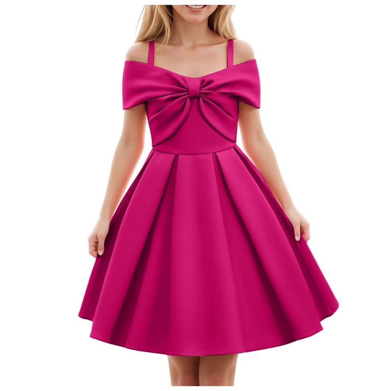 white christmas dresses A-Line/Princess Scoop Short Sleeves Knee-Length Pleated Junior Bridesm