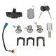 thumbnail image 1 of Jeu de clés de cylindre de serrure complet MR259111 de remplacement pour Mitsubishi Pajero Montero 2nd de 1990 à 2004, 1 of 4