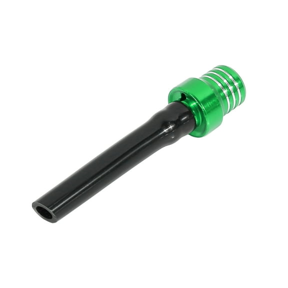 Green Aluminum Alloy One Way Valve Breather Tube Gas Fuel Tank Cap Cover Air Vent Hose for ATV Dirt Bike