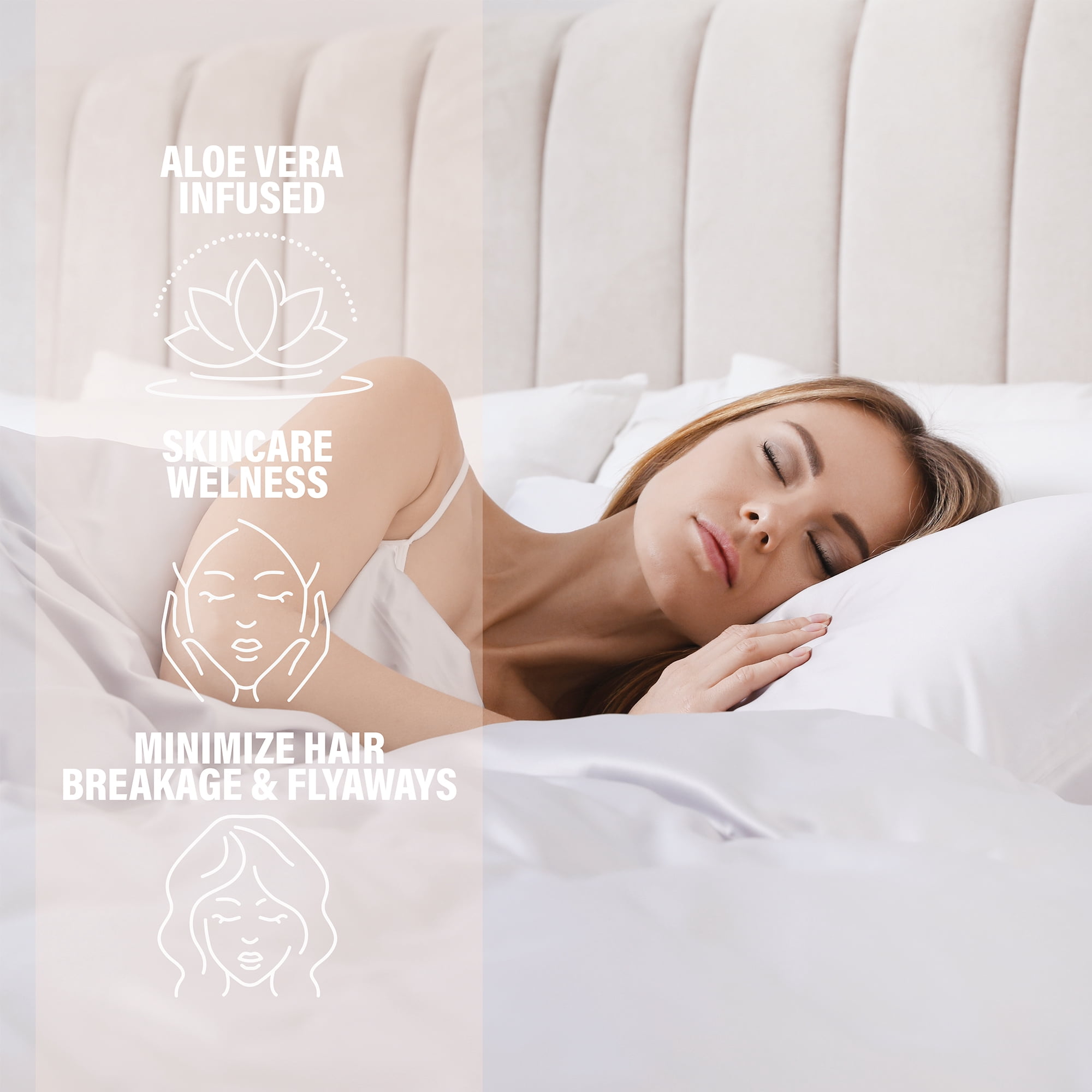 ProtectEase Satinspa Zippered Pillow Protector Standard/Queen