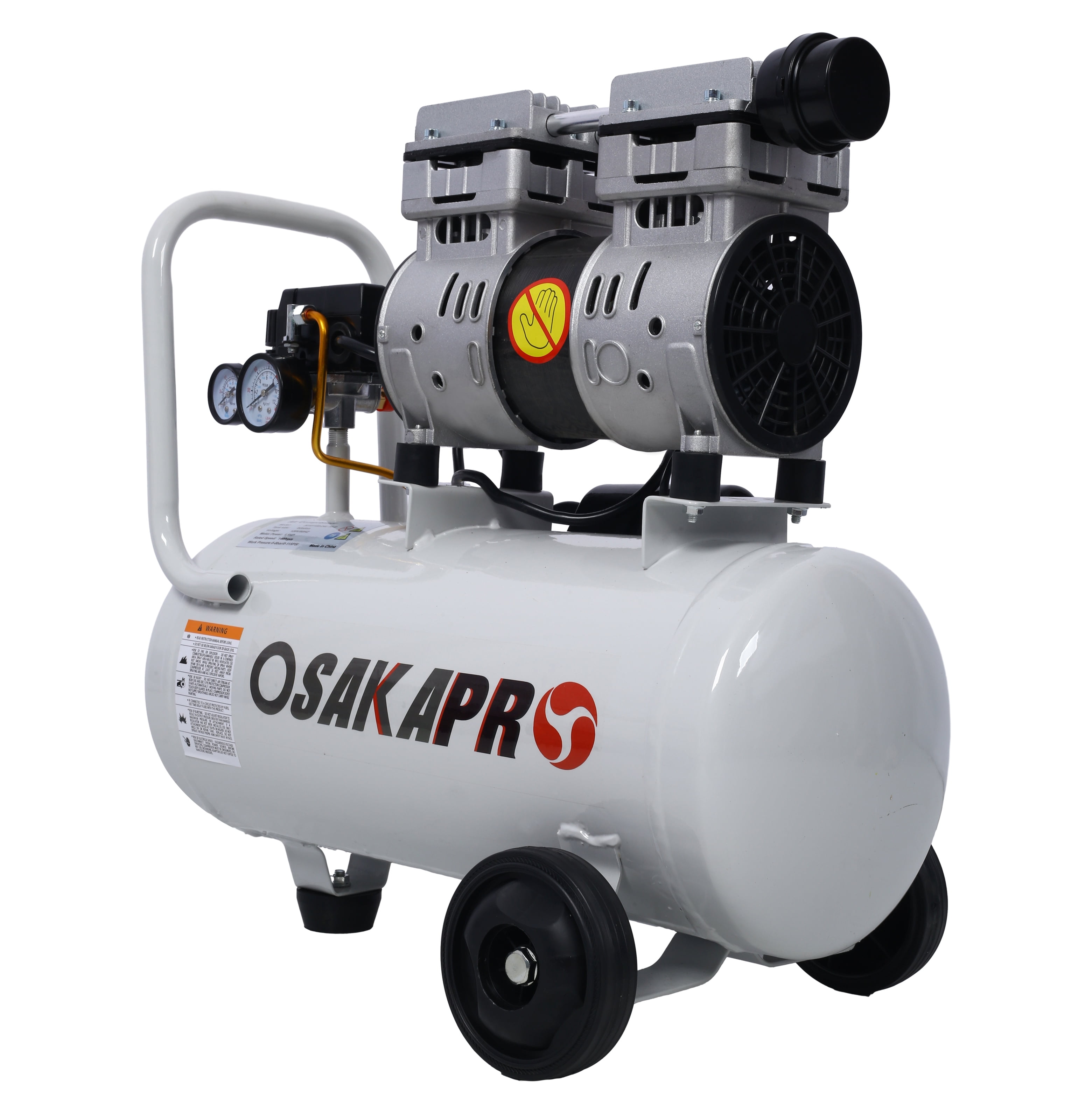 1.5HP Oil-Free Air Compressor 8 Gallon, Portable Electric Shop Compressor