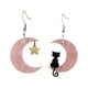 thumbnail image 1 of Little Cute Cat Moon Star Moon Dangle Pendientes Pendientes para Mujeres Niñas Cat Star Hombre Cat Pendientes Moon Star Pendientes, 1 of 2