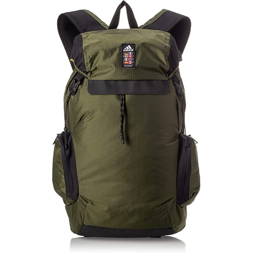 adidas army green backpack
