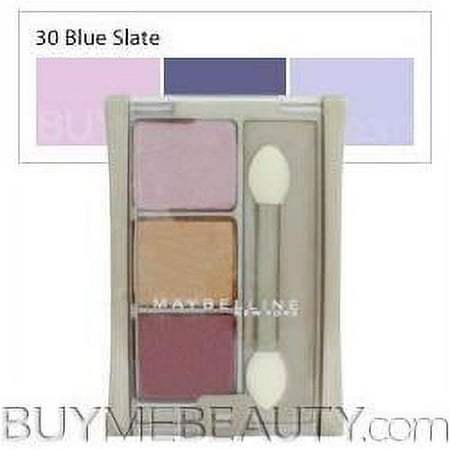 Maybelline Expert Wear Eyeshadow Trios, 30 Blue Slate, 0.13 oz