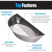 Slow N Sear Charcoal Basket Insert for 22 Grills