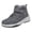 Dark Gray, variant on Men'S Fleece-Lined Snowfield High-Top Boots Couple Models Men's Middle Aged And Elderly Winter High Top Non Slip Soft Bottom Outdoor Walking Snow Boots Men'S Thermal Outdoor Shoes