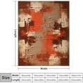 thumbnail image 2 of Blanket Rustic Southwest Red Brown Abstract Throw Blankets for Bed Vintage Southwest American Flannel Blanket Warm Plush Home Decor for Bed Couch Chair Living Room Birthday Gift 40"x50", 2 of 6