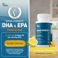 thumbnail image 4 of Dr. Tobias Vegan Omega 3 Supplement, 1400mg Algae Oil, 420mg DHA, and 210mg EPA per serving, Non-GMO, Gluten-Free, Carrageenan-Free, 60 Capsules, 30 Servings, 4 of 9