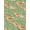 Green, Pattern 3, variant on ODIKA 2x3 Machine Washable Non-Slip Area Rug, Customized Enchanted Woodland Personalized Name Forest Animals High Traffic Rug, Orange, 685919