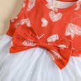 thumbnail image 3 of Vedolay Little Girl Dress Toddler Girls Dresses for Summer Short Sleeve Kid Clothes Party Tutu Dresses for Little Girls,Red 4-5 Years, 3 of 5