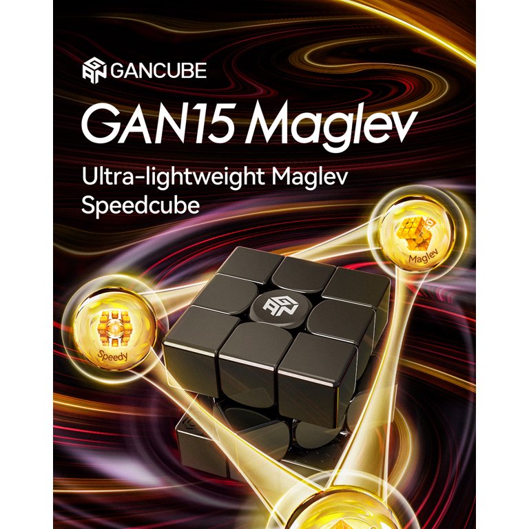 GAN 15 MagLev UV Speed Cube 3x3 Flagship 3x3 Cube Puzzle Toy