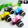 thumbnail image 2 of UDIYO Cute Mini Digital Single Lens Reflex DSLR Camera Style LED Flash Light Keychain, 2 of 6