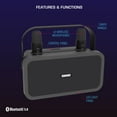 thumbnail image 3 of Okko Karaoke Machine with Rechargeable Bluetooth Speaker and 2 Wireless Microphones, 3 of 9
