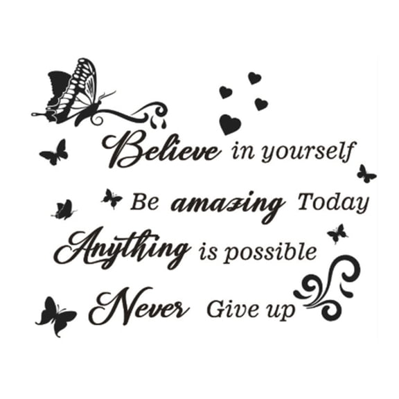 AFQH Inspirational Butterfly Wall Decor: Transform Your Space with Removable Art