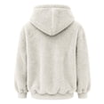 thumbnail image 7 of Unisex Cat Pouch Hoodie Fleece Sherpa Dog Sweatshirts Kangaroo Pocket Pet Carrier Holder, 7 of 7