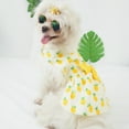 thumbnail image 3 of SPRING PARK Dog Dress Cute Fruit Series Pattern Pet Clothing with Elegant Ribbon Pet Apparel for Puppy Dogs and Cats on Wedding Holiday New Year Spring Summer, 3 of 7