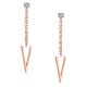 thumbnail image 1 of Triángulo Tassel Ear Stud Yuyangstore Borla, 1 of 8