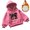 Pink, variant on Little Girls Graphic Hoodie Long Sleeves Loose Fit Printed Casual Outerwear Top Sweatshirt Tops Size 7T , Blue