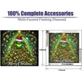thumbnail image 4 of JASGARDE Christmas Tree Diamond Painting Kits for Adults,5D DIY Diamond Art Kits for Beginners,Round Full Drills Diamond Dots Gem Art Crafts for Holiday Party Wall Decor 12X12 Inch, 4 of 8
