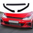 thumbnail image 4 of Bumper Canard, Front Bumper Splitter Lip TCR Style Gloss Black  for MK7.5 2017 To 2020, 4 of 7