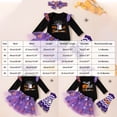 thumbnail image 4 of Enyan Newborn Baby Girl Halloween Outfit 4-Piece Toddler Girls Clothes Pumpkin Shirt Tutu Skirt Headband Leg Warmer Set, 4 of 6