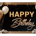 thumbnail image 4 of Yatrandify Decorative Design Happy Birthday Banner Balloon Decoration Celebration Banner for Birthday Party Indoor Decoration Photo Shoot, 4 of 8