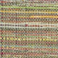thumbnail image 6 of SAFAVIEH Montauk Jayde Striped Cotton Area Rug, Green/Multi, 3' x 5', 6 of 6