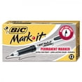 thumbnail image 3 of BIC Intensity Permanent Markers, Ultra Fine Point, Black, 12-Count (packaging may vary), 3 of 4