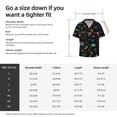 thumbnail image 5 of Disketp Men's Hawaiian Gamepads Print Shirts Button Down Holiday Beach Shirts-X-Large, 5 of 5