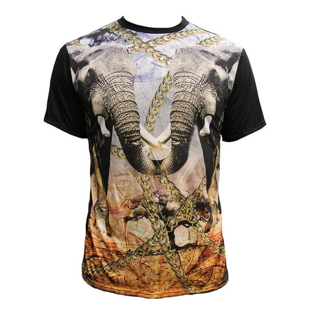 Mens Elephant Brigade Sublimation T-Shirt - Small