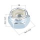 thumbnail image 2 of Tuercas de bloqueo hexagonales con inserto de nylon 10#-24, acero al carbono galvanizado blanco, 25 piezas, 2 of 5