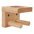 thumbnail image 4 of MasteelfCA 1Pc Wooden Baseball Bat Holder Vertical Baseball Bat Bracket Home Baseball Rack, 4 of 8