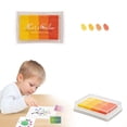 thumbnail image 2 of Less Than 5 Office&Craft&Stationery Craft Ink Washable DIY Stamp Ink for Kids 24 Colors Finger Print Ink for Scrapbooking Card Painting Set of 6 Multicolor Ink 3ml, 2 of 9