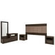thumbnail image 1 of Recamara Kessa Muebles  Isabela King Size 5 Piezas Café, 1 of 15