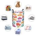 thumbnail image 4 of Naloa Panier à Linge Rond Imprimé Voitures Gribouillis, Rangement de Jouets pour Chambre d'Enfants, Rangement de Jouets-Petit, 4 of 6