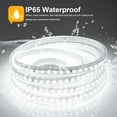 thumbnail image 2 of Outdoor LED Strip Lights,120LEDs/m Waterproof 32.8FT/10M LED Light Strip 6500K White Flexible LED Rope Lights for Garden Patio Cabinet Bedroom Indoor Outdoor Decoration(32.8FT, White), 2 of 8